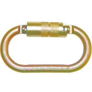 Fusion ovatti Auto bloqueo Carabiner, Oro