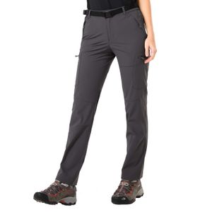 MIER Pantalones de senderismo para mujer, ligeros, elásticos, con 4 bolsillos con cremallera, secado rápido