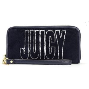 Juicy Couture Corona velvetón Tech wristlet- Black