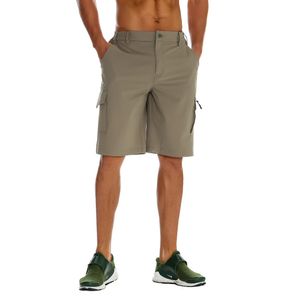 Nonwe pantalones cortos de carga de secado rápido resistentes al agua para hombre