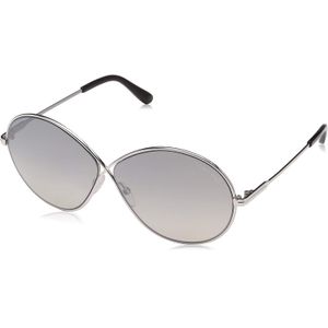 Tom Ford TF 564 rania-02 Color 18 C Shiny rodium/Gray Silver lentes de espejo nuevo