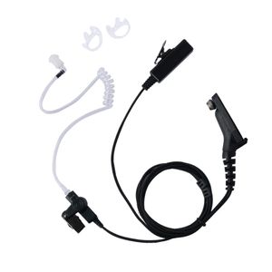 Caroo - Kit de vigilancia de 2 cables Eeapiece con un par de Earmolds medianos para radio Motorola XPR7580 XPR6550 XPR 7380 APX6000 APX4000 XPR7350 AP