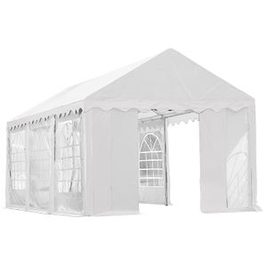 ShelterLogic 10 x 20 ft. Enclosure Kit con Windows, Blanco