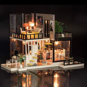 Miniatura con Muebles y Accesorios Juguete para Niños Niñas Adultos