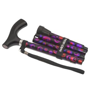 Bastón plegable para caminar Switch Sticks, 502-2000-5102, Círculos, 1, 1