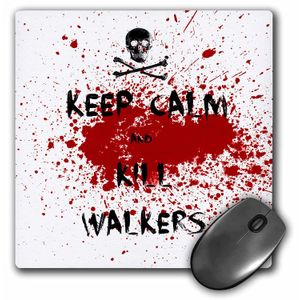 3dRose Keep Calm And Kill Walkers Splatter Mouse Pad (MP _ _ _ _ _ _ _ _ _ _ 183545 _ _ _ _ _ _ _ _ _ _ 1)