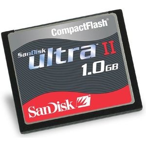 SanDisk 1 GB Ultra II tarjeta de memoria CompactFlash