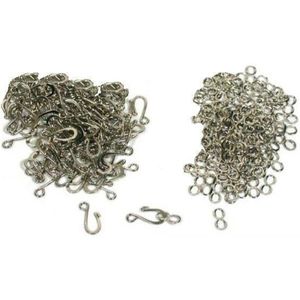 Cadena de 100 cierres S gancho cifra 8 Jewelry Findings