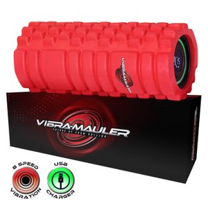 Master of Muscle Rodillo de espuma vibrante – 8 velocidades – mejor vibración de alta intensidad para masaje deportivo, tejido profundo, liberación mi