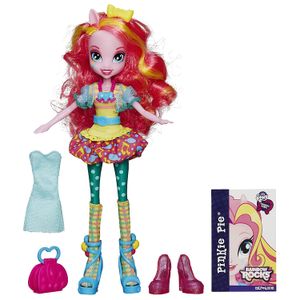 My Little Pony Equestria Girls Arcoíris Rocas Pinkie Pie muñeca con Modas