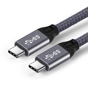 Onvian - Cable USB C con certificación USB 3.1 Gen 2-2 USB-IF de 5 A 100 W y cable USB tipo C a C de 20 Gbps con marcador electrónico