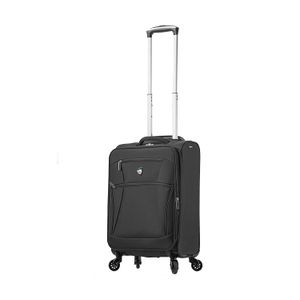 Mia Toro Italy Nuvola Softside Spinner Carry, Black