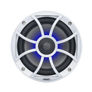 Wet Sounds RECON6-S-RGB LED XS Series Cono Plata 6.5" Coax Open Grille (par)