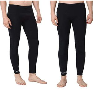 Realon Surfing pantalones de neopreno para hombre y mujer, pantalones de compresión para natación, elásticos, para buceo, buceo, snorkel, canoa