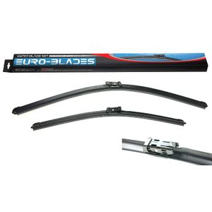 Euro-Blades - Juego de 2 limpiaparabrisas delantero 26 + 22 para VW Atlas 3CN998002 izquierda y derecha