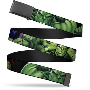 Cinturón hebilla Marvel Avengers Hulk Close Up Web