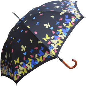 rainstopper activado Butterfly Print paraguas Que cambia De Color De Agua De La Mujer