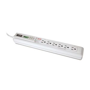 SurgeArrest Surge Protector, 6 Outlets, 3 ft, 1020 julios, color blanco Paquete de 10 Blanco