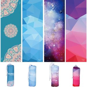 Toalla de yoga Syourself de 72 x 24 pulgadas. Toalla para hot/Bikram yoga ultra absorbente, de microfibra perfecta y suave para fitness, ejercitar, de