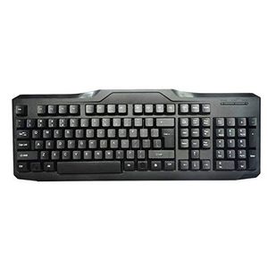 iMicro kb-imk9 107-key USB con cable teclado inglés (negro), Negro paquete de de 1