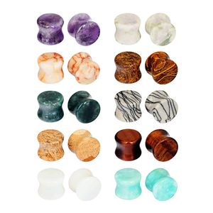 20 piezas expansores de piedras distintos tamaños túneles plugs 2 g - 5/8"