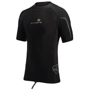 Camisa de manga corta para hombre (talla X), color negro