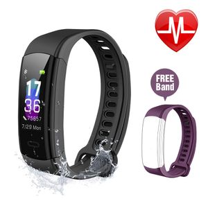 ISPIRITY Fitness Tracker with Heart Rate Monitor, Fitness Watch Activity Tracker, Smart Watch Step Counter Sleep Monitor, Pedometer Watch Men Women Ki