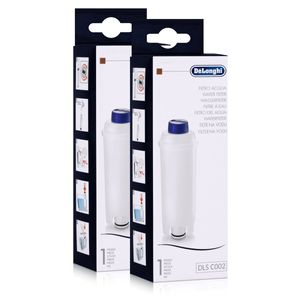 DeLonghi Filtro de agua DLS C002 Pack (x2) para DeLonghi expreso y Bean a Copa máquinas