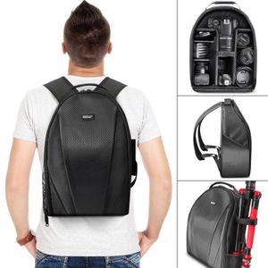 Mochila para cámara réflex digital, lente y accesorios