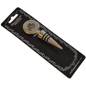 Mullingar Pewter – Tapón para botella de vino, diseño de trébol