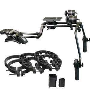 VidPro mr-500 Motorized Enfoque y Zoom hombro Rig para cámaras réflex digitales