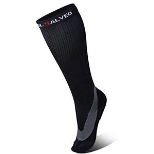Vital salveo- Athletic 20 – 30 mmHg de germanio Arch Support Calcetines de compresión para correr, Viajar, Dolor de vacuno y las varices (un par), M,