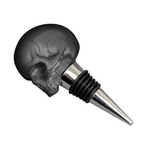 Tapón para botella de vino de calavera, tapón decorativo para conservar vino y bebidas con sello de goma hermético