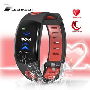 ZEERKEER Smart Bracelet with Fitness Tracker HR, Heart Rate Monitoring Watch, IP68 Waterproof 3D Dynamic Display, with Calorie Counter Watch Pedometer