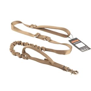 EXCELLENT ELITE SPANKER Tactical Bungee Dog Leash Military Adjustable Police Dog Training Leash Elastic Leads Rope with 2 Control Handle