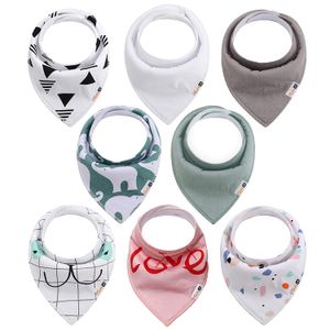 Bebé bandana Drool baberos de 9-Pack para niños, niñas, unisex para bebé, niños, "Navy Nautical Baby Shower Regalo, 100% algodón orgánico con Snaps, s