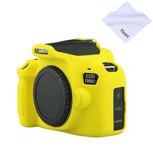 Yisau - Funda para cámara Canon EOS Rebel T6 T7, carcasa de goma de silicio para cámara Canon EOS 1300D Rebel T6/ EOS 1500D Rebel T7 KISS X90