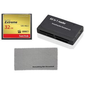 SanDisk Extreme 32GB Compact Flash tarjeta de memoria funciona con Canon EOS 7D Mark II Cámara digital DSLR HD UDMA 7 (SDCFXSB-032G-G46) con todo meno