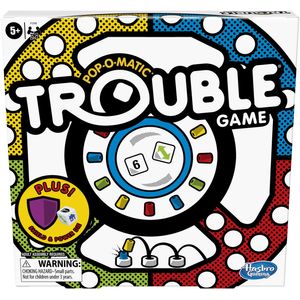 El juego de mesa de problemas incluye troquel y escudo de bonificación, juego para niños de 5 años en adelante, 2 a 4 jugadores (exclusivo de Amazon)