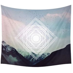 Sunset Ocean de los bosques y montañas para colgar en la pared tapiz con imágenes Arte Naturaleza Casa Decoraciones para el salón recámara dormitorio