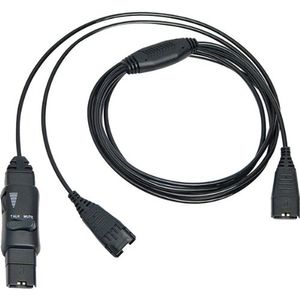 VXi 202340 y cord-p Formación Splitter Cable para uso con Vxi p-qd y Plantronics Auriculares con micrófono