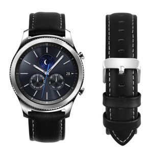 Compatible con Samsung Galaxy 1.811 in/Gear S3 Frontier/Classic Watch Bands, Fullmosa Quick Release Leather Watch Band para Gear S3 Bands/Moto 360 2nd