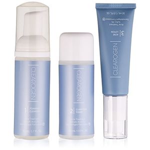 Clearogen acné solution set de peróxido de benzoilo botánico fresco
