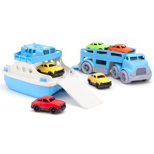Green Toys Ferry Boat & Car Carrier juguete para el aprendizaje