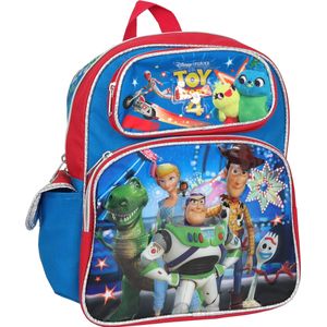 Toy Story 4 Woody Buzz Rex Forky Mochila de 12.0 in para niño