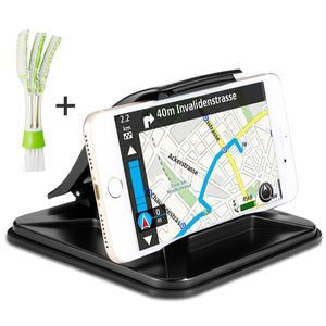 teléfono celular GPS Soporte para coche con Mini Duster, AFUNTA antideslizante Dashboard coche Mount Cradle For 3" – 7" dispositivo Smartphone iPhone