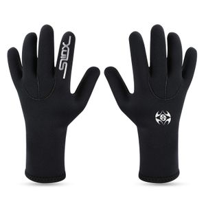 Oumers Guantes de buceo de neopreno con doble forro de 0.118 in, guantes de buceo, guantes de neopreno para mujer, hombre, niños, 5 dedos para esnórqu