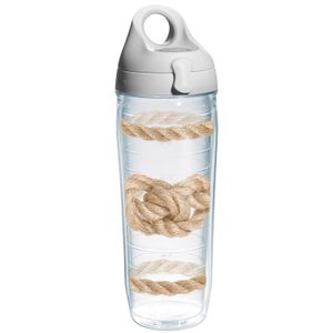 tervis bastante Nudo Wrap Botella de agua con tapa gris., 24-ounce, sobre el agua