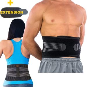 BodyMoves Soporte lumbar para hombres y mujeres con doble correas ajustables ayuda a aliviar el dolor de espalda baja, espasmo de tensión Herniated Di