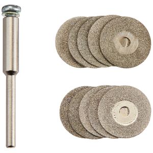5 cuchillas/8" (16 mm) punta de diamante Rotary Cut Off Rueda discos con 1/8" mandril